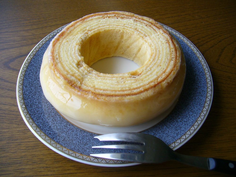 焚き火バウムクーヘン