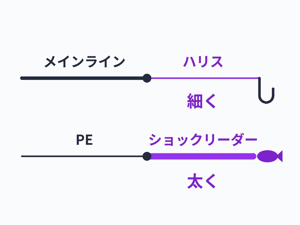 ハリスとショックリーダー